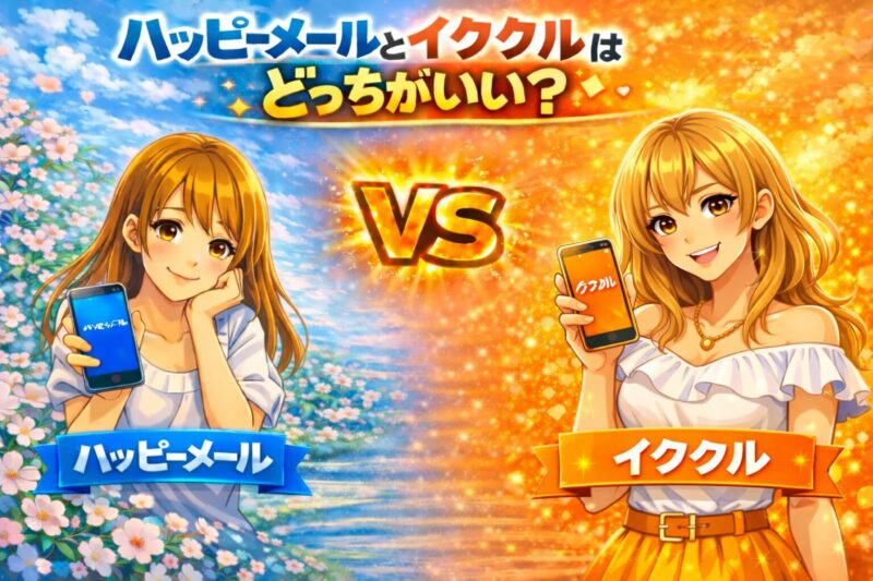 ハッピーメールとイククル比較